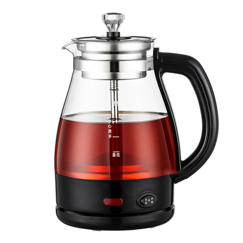 1L Electric Kettle Coffee Tea Maker Thermos Black Pu 'Er Glass Tea Maker Automatic Steam Spray Teapot Kettles Health Pot EU US