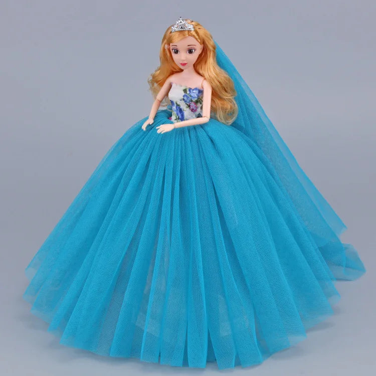 30cm Doll Wedding Party Dress Fashion Clothes Suit for Barbie Doll for Blythe Accessories Baby Toys Best Girl' Gift