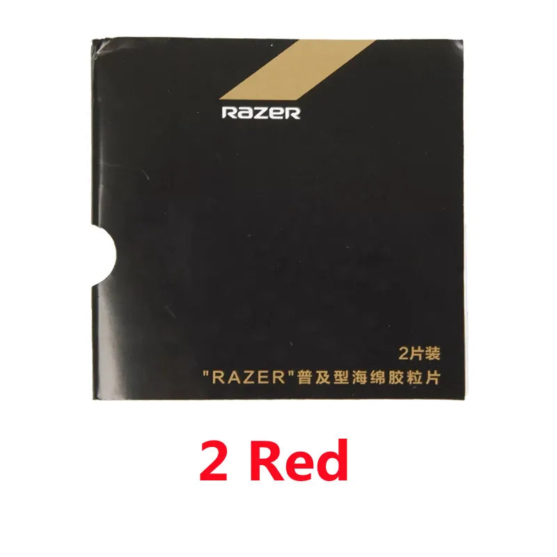 2pcs/Lot Reactor Corbor (Loop + Attack) / Razer Pimples in Table Tennis (Ping Pong) Rubber With Sponge