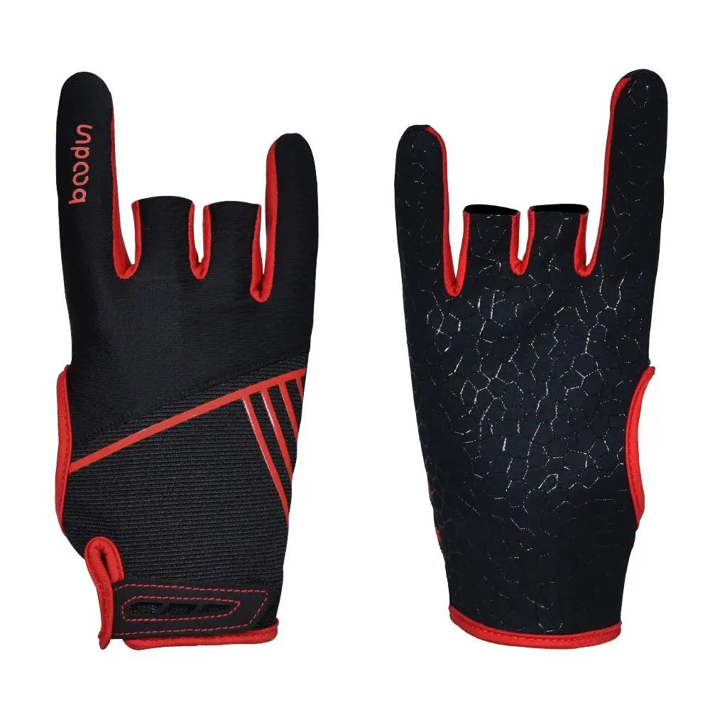 Mittens Bowling Glove Comfortable Half Finger Anti-Skid Sports Gloves Breathable Soft Bowling Ball Gloves Men Women