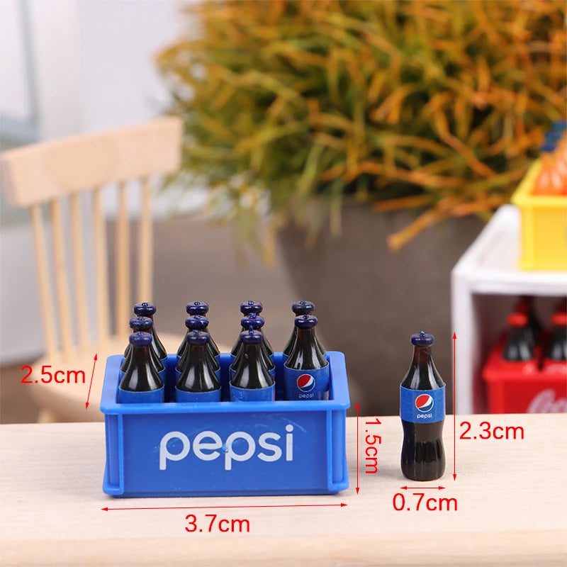 1:12 Dollhouse Miniture Simulation Drink Bottle Decoration Accessories Ornaments Toys