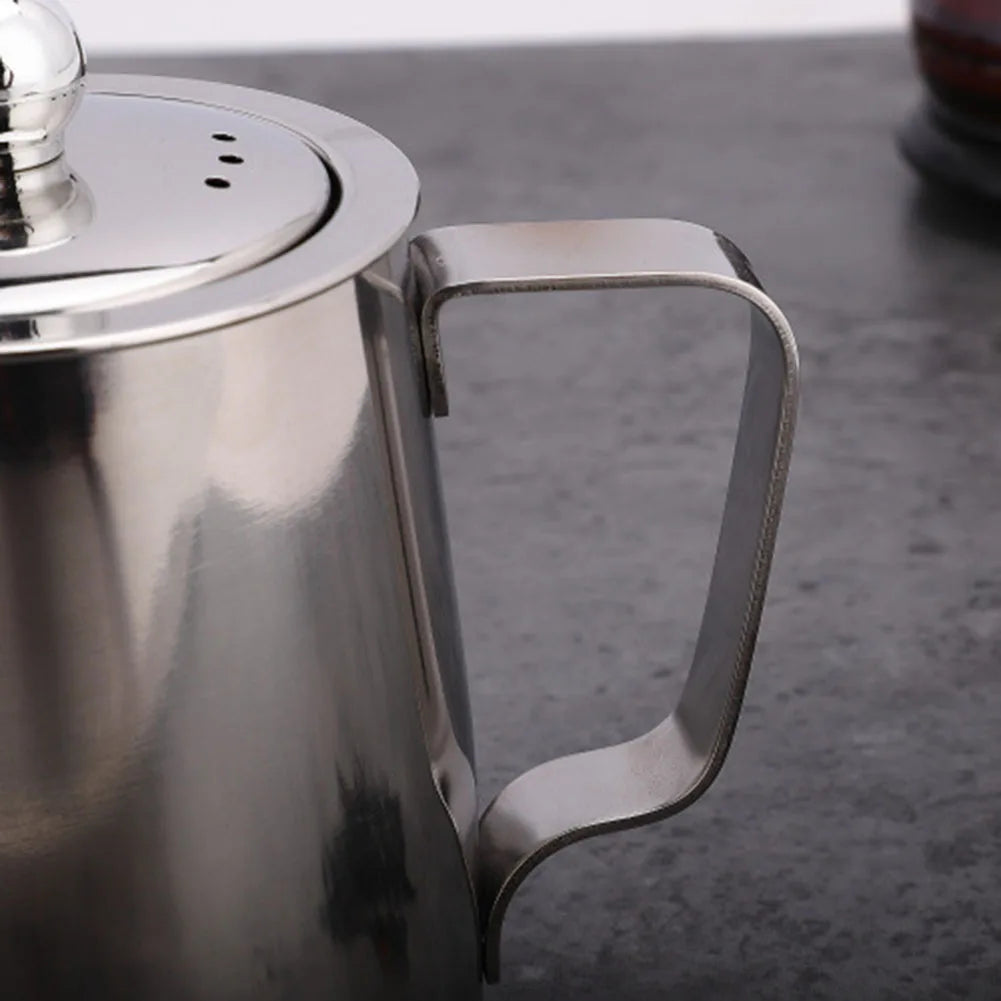 High Quality Home Office Stainless Steel Teapot Coffee Kettle With Removable Infuser Filter Tea Pot Tool Kettle Set