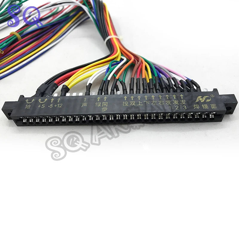 Jamma Wire Harness 28 Pin Jamma Loom 40cm/140cm Length Joystick Button Connector for Arcade Cabinet Accessories Games 60 in 1