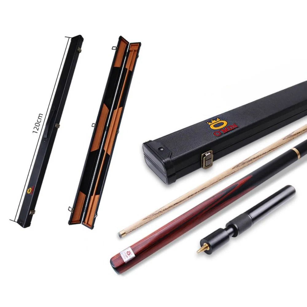 OMIN 57" Blood Evil Snooker Billiard Pool Cue Stick 9.5/10/11.5mm+Extender+Case Set