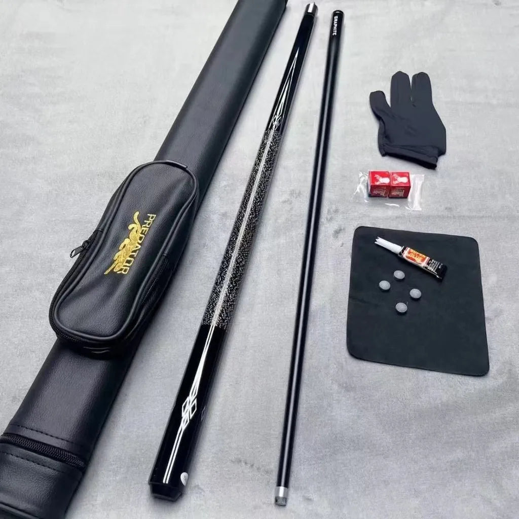 Predator Cue Stick Carbon Tako Billiard-1/2 Split 13mm Big Tip Billiards Free Predator Bucket