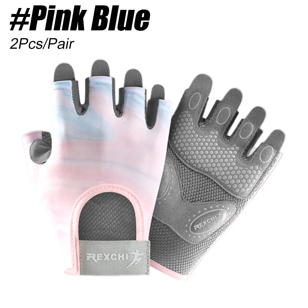 1 Pair Workout Gloves for Men and Women, Exercise Gloves for Weight Lifting, Cycling, Gym, Training, Breathable and Snug Fit