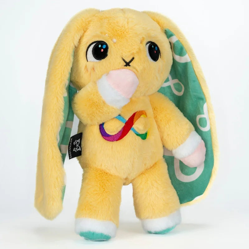 30cm Dreadfuls Non Binary Rabbit Plush Toy Pillow Horror Goth Bunny Stuffed Soft Animal Doll Home Decor Peluches Pillow Kid Gift