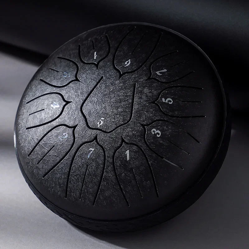 6 Inch 11 Notes Tongue Drum Beginner Professional Musical Percussion Instruments Practice Accessory Small Portable Tongue Drums
