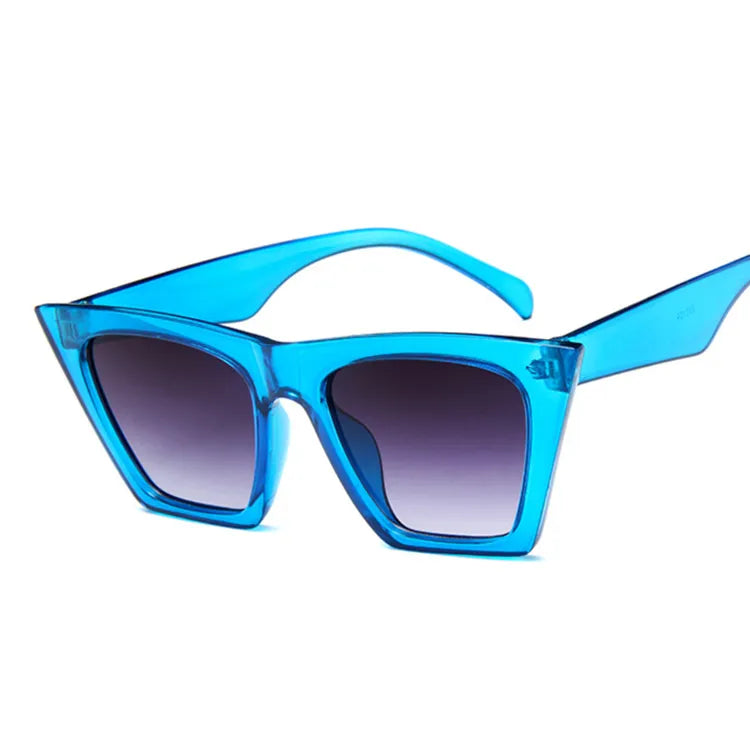 Fashion Square Sunglasses Woman Designer Luxury Man/Woman Cat Eye Sun Glasses Classic Vintage UV400 Outdoor Oculos De Sol