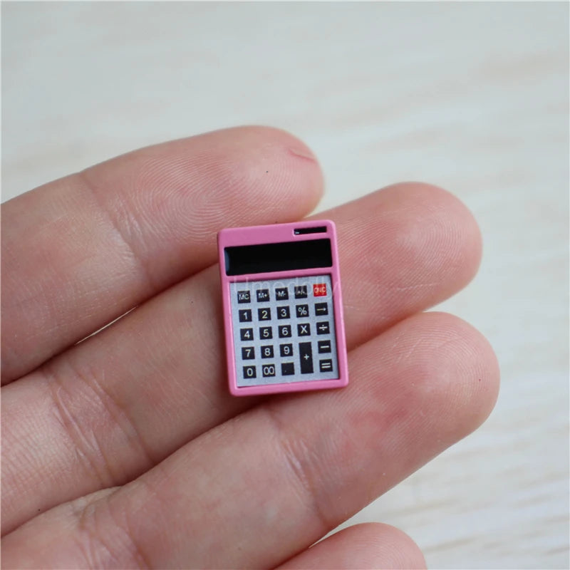 1/12 Scale Minaiture Dollhouse Stationery Mini Notebook Push Pin Model for OB11 BJD Doll Accessories Toy