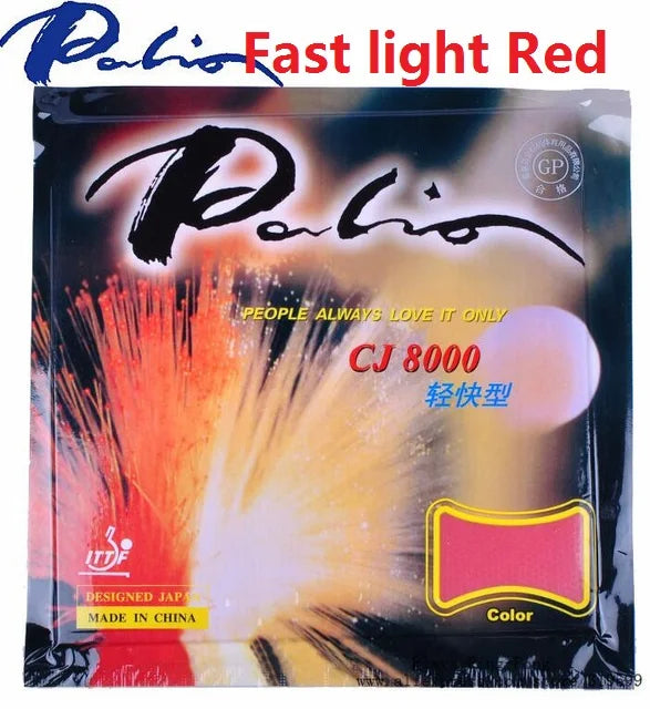 Palio CJ8000 (2-Side Loop Type Fast Light Type Pips-In Table Tennis / Pingpong Rubber With Sponge (H36-46)