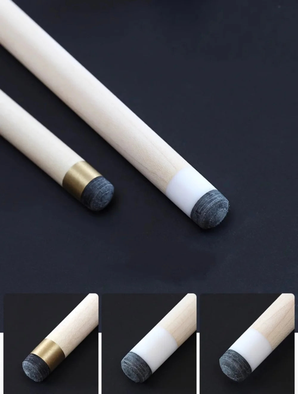 New P3 58" Canadian Maple Billiard Pool Cue Stick 10.5/11.5/13mm