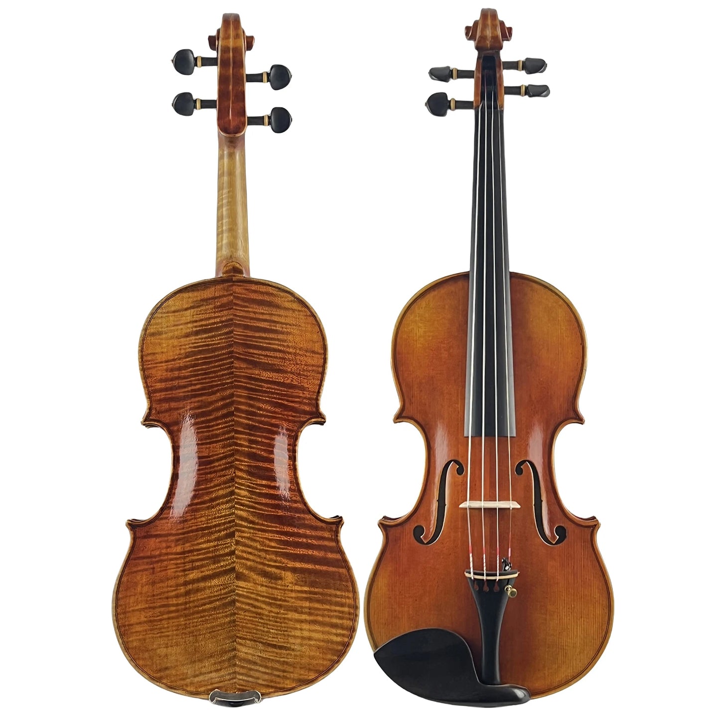 4/4 Violin, Tiger Flamed Back Professional Violin 4/4 바이올린 كمان4/4 скрипка Excellent Flame Free Case and Bow