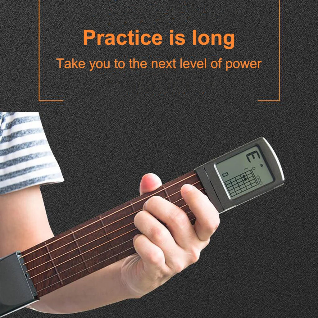 Mini Portable 6-Tone Pocket Guitar Trainer Practice for Beginner New
