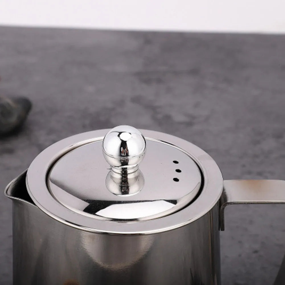 High Quality Home Office Stainless Steel Teapot Coffee Kettle With Removable Infuser Filter Tea Pot Tool Kettle Set