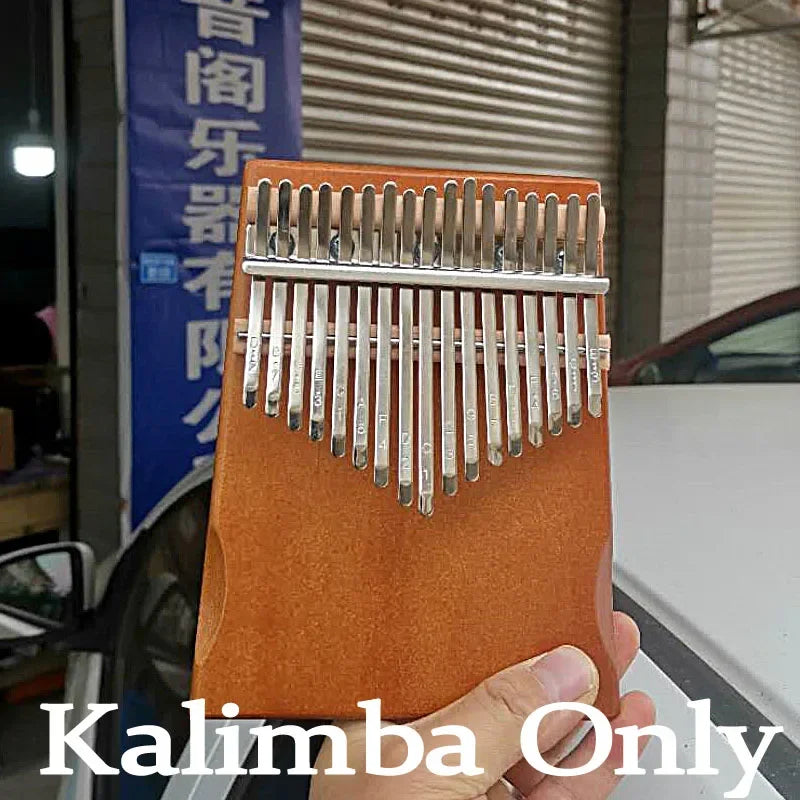 Kalimba 17 Keys Thumb Piano High Quality Wood Mahogany Mbira Body Afircan Sanza With Kalimba Bag Creative Music Box Finger Piano