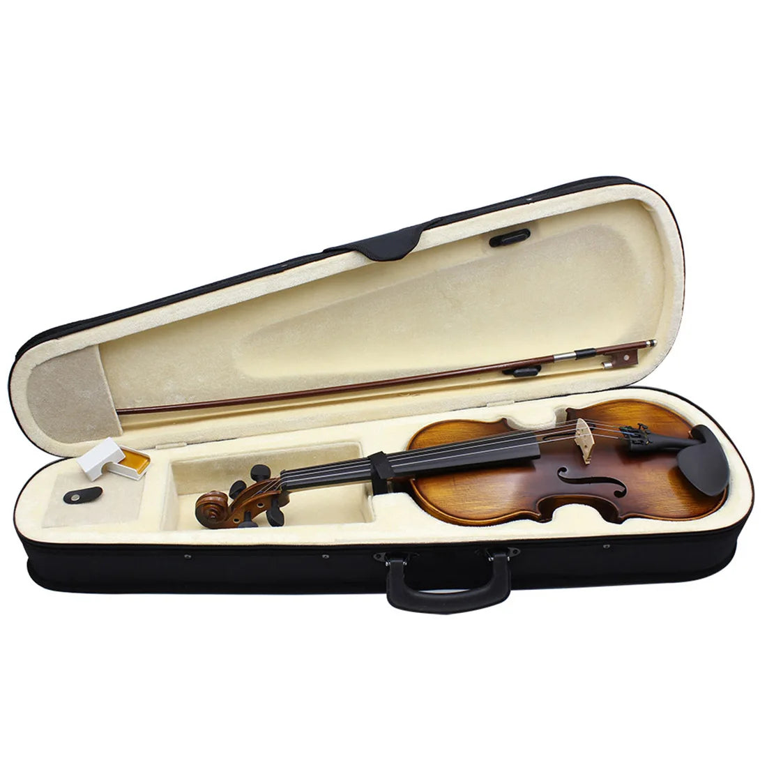 Astonvilla Handmade Size 4/4 Vintage Violin Exquisite Sub Gloss Varnish Stylish Retro Old-Fashioned Fiddle Spruce Panel