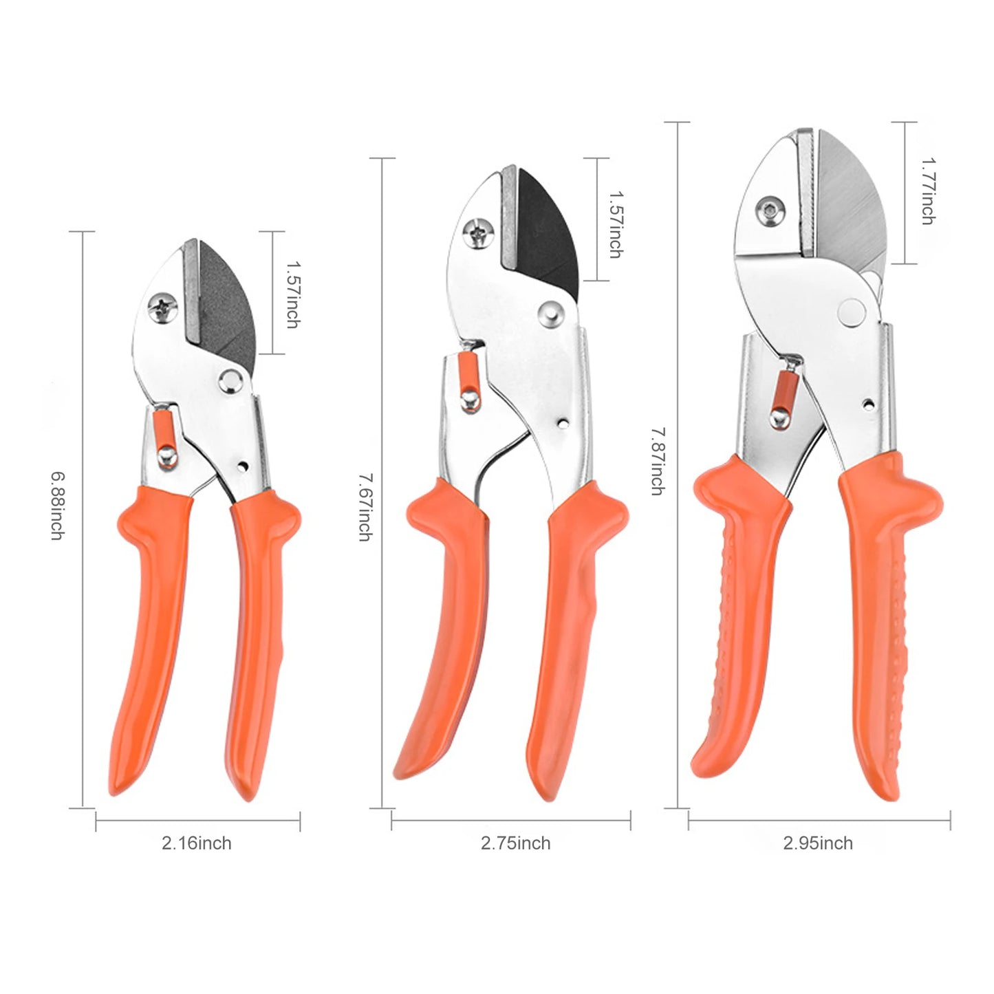 Garden Prunin Secateurs Pruning Shears With Ergonomic Handles Gardening Pruning Scissors Bonsai Cutters Gardening Hand Tools 1pc