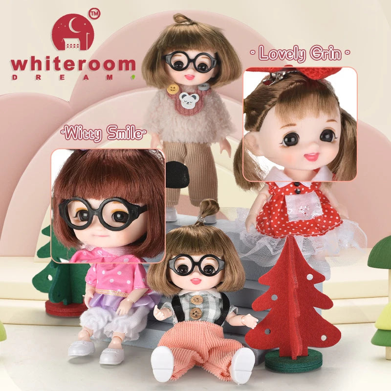 Doll for Girl Baby Doll Toys Children Kid Boy Toy PC Lover Holiday Gift Full Set Bjd 1/12 Mini Dolls Baby Clothes Dress Up