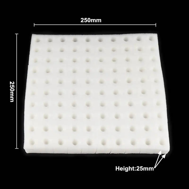1/2/3/5/10pcs 250mm by 250mm Nursery Sponge Gardening Hydroponics Sponge Vegetables Hydroponics Sponge for Garden Supplies