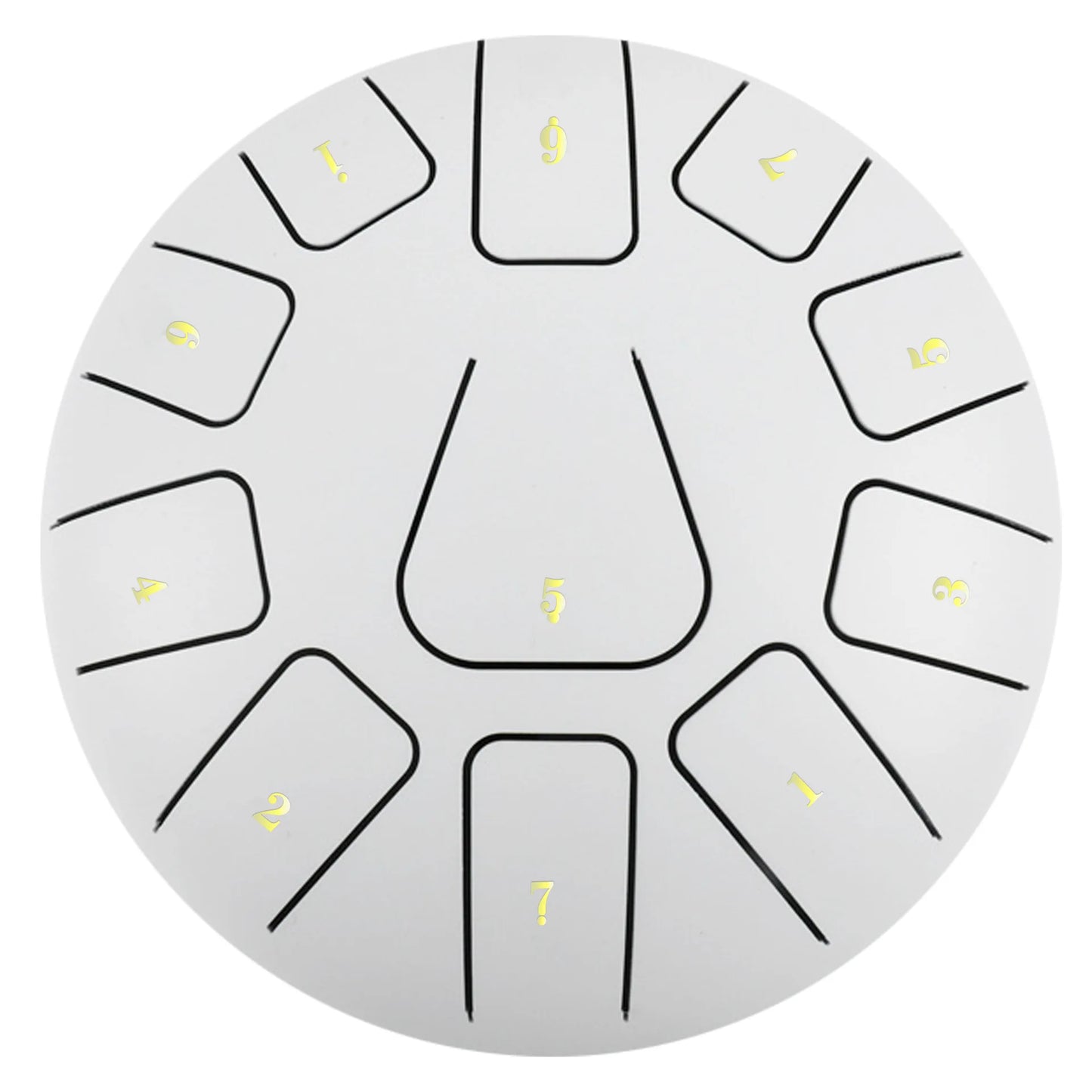 Titanium Steel Tongue Drum 8 Inch 11 Note Hand Pan Drum Children Mini Ethereal Drums Percussion Instrument Yoga Meditation Gifts