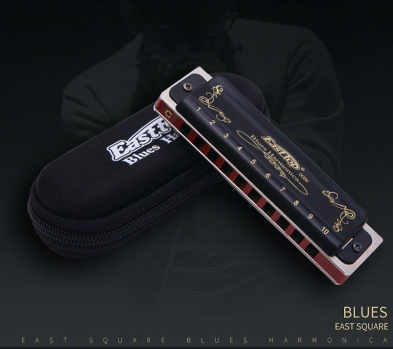 High Quality Easttop Harmonica T008K Diatonic 10 Holes Blues Harp Mondharmonica Gaita Low F /Paddy Mouth Ogan Musical Instrument