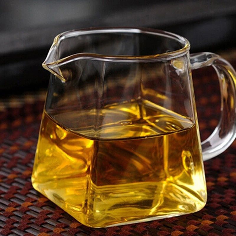 Heat Resistant Glass Teapot With Stainless Steel Infuser Heated Container Tea Pot Good Clear Kettle Square Filter Baskets
