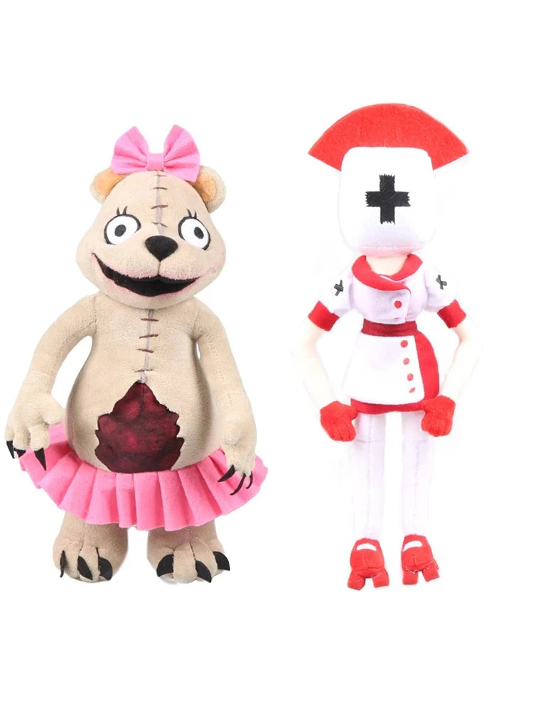 Game Dark Deception Plushie Toy Horror Hangry the Pig Lucky Rabbit Penny Chicken Dread Ducky Plush Stuffed Animal Soft Doll Gift