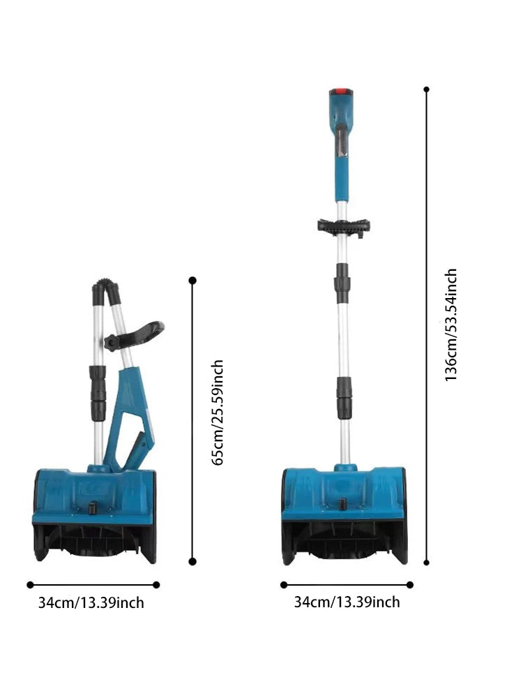 Cordless Electric Snowplow Lithium Electric Snow Sweeper Cordless Snow Shovel for Makita 18V (No Battery) Efficient Snow Thrower
