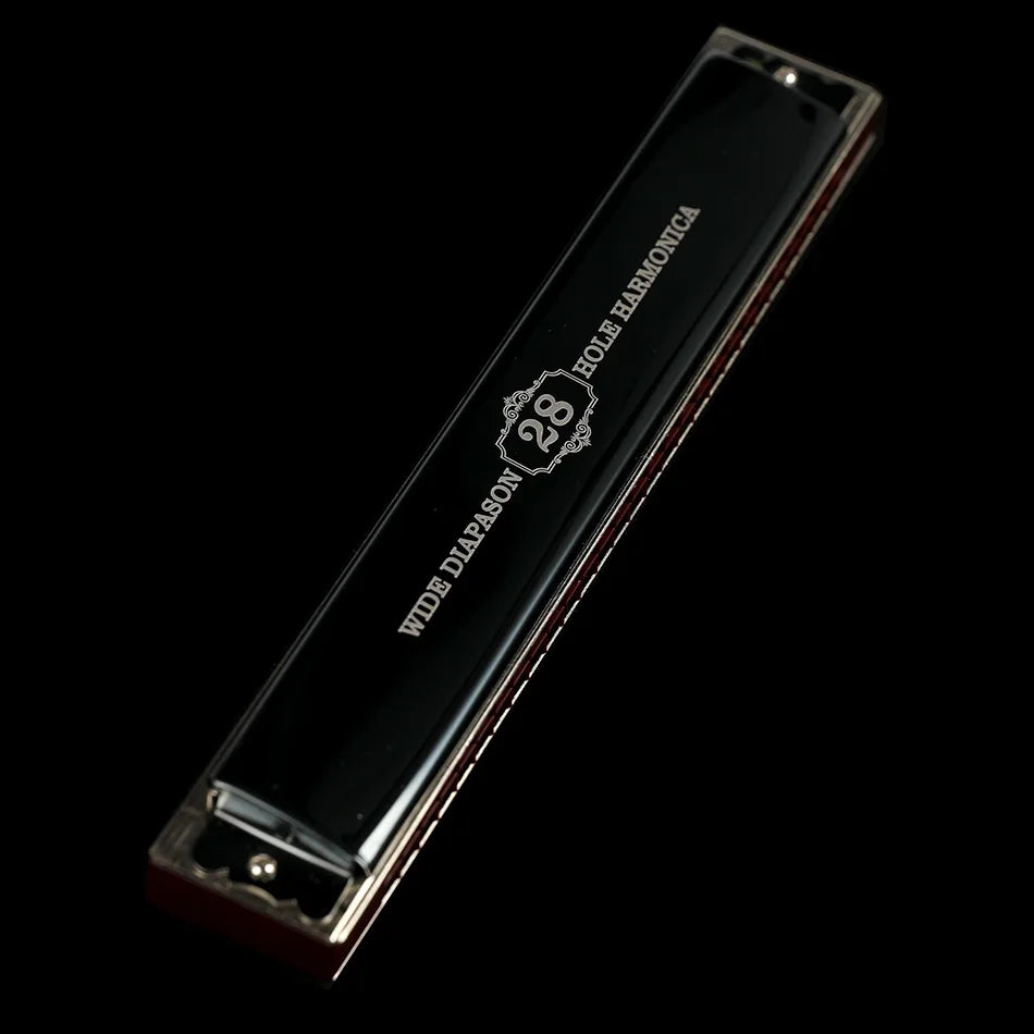 High-End Harmonica Swan 28 Hole Harmonica Polyphony Accent C Adult Students Beginners Professional Performce Harmonica