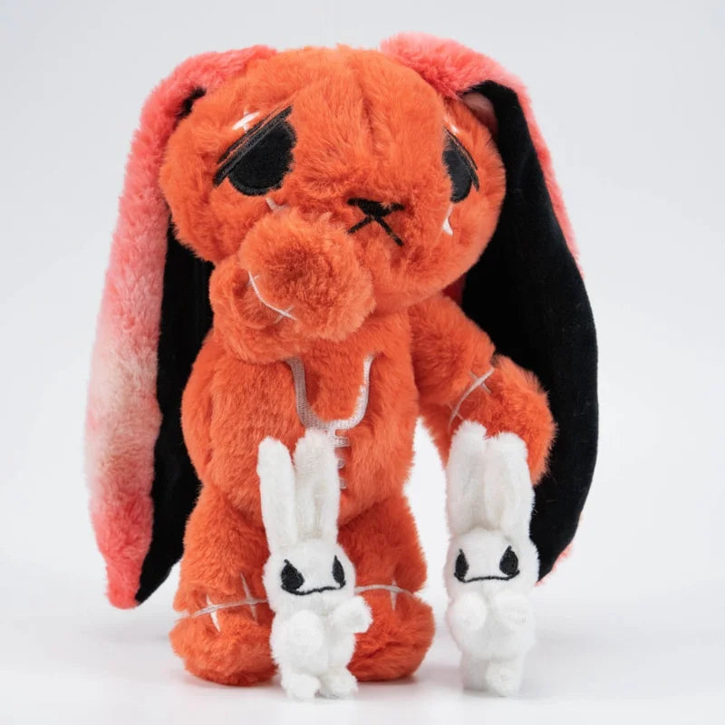 30cm Dreadfuls Non Binary Rabbit Plush Toy Pillow Horror Goth Bunny Stuffed Soft Animal Doll Home Decor Peluches Pillow Kid Gift
