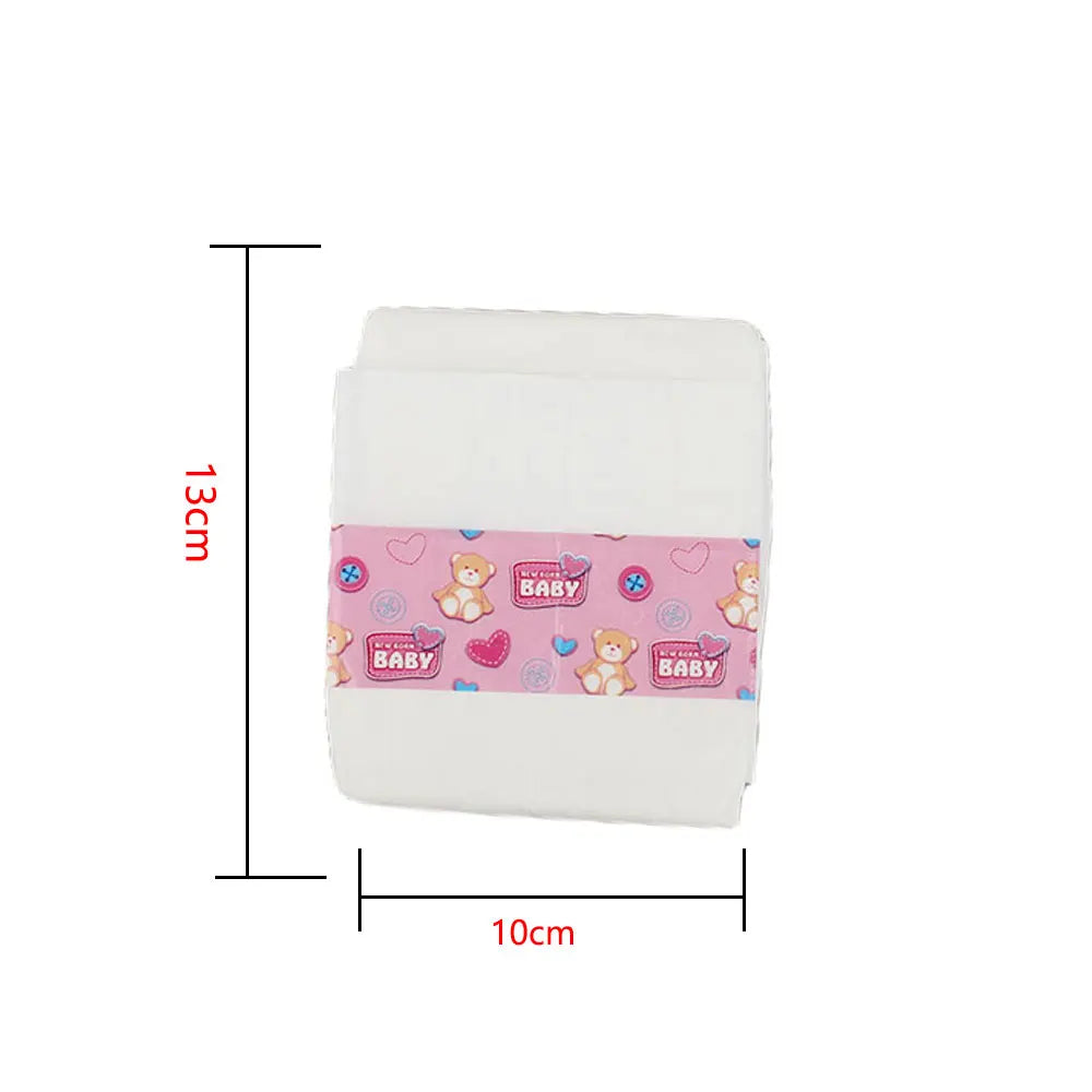 3pcs Diaper Pants Wear for 43cm New Born Baby Dolls 17Inch Reborn Bebe Doll Accessories
