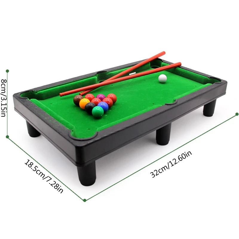 Home Office Desk Games Mini Pool Table Tabletop Desktop Billiards Snooker Game