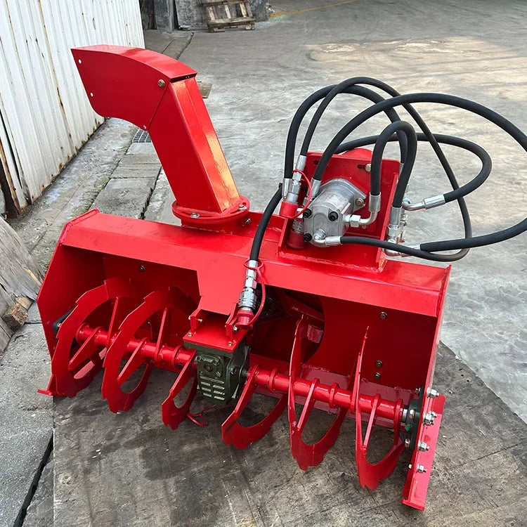 Derette Factory Direct Sale Snow Thrower Blower Snowplow Snow Sweeper for DRT450 Mini Skid Steer Loader Front End