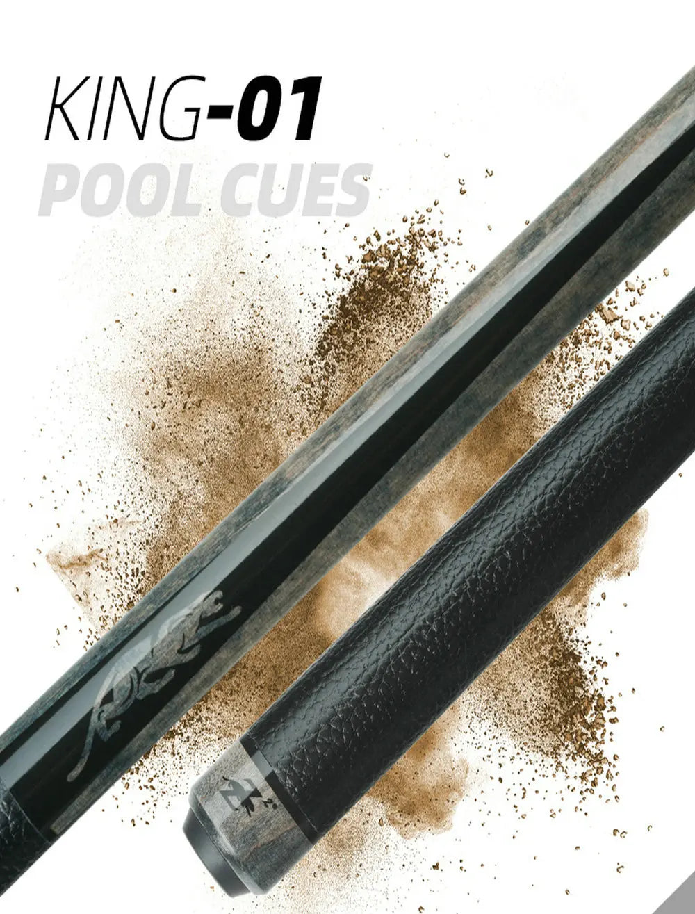 PREOAIDR 58" Magic King 1/2/3/4 Black Technology Billiard Pool Cue Stick 10.8/11.8/13mm