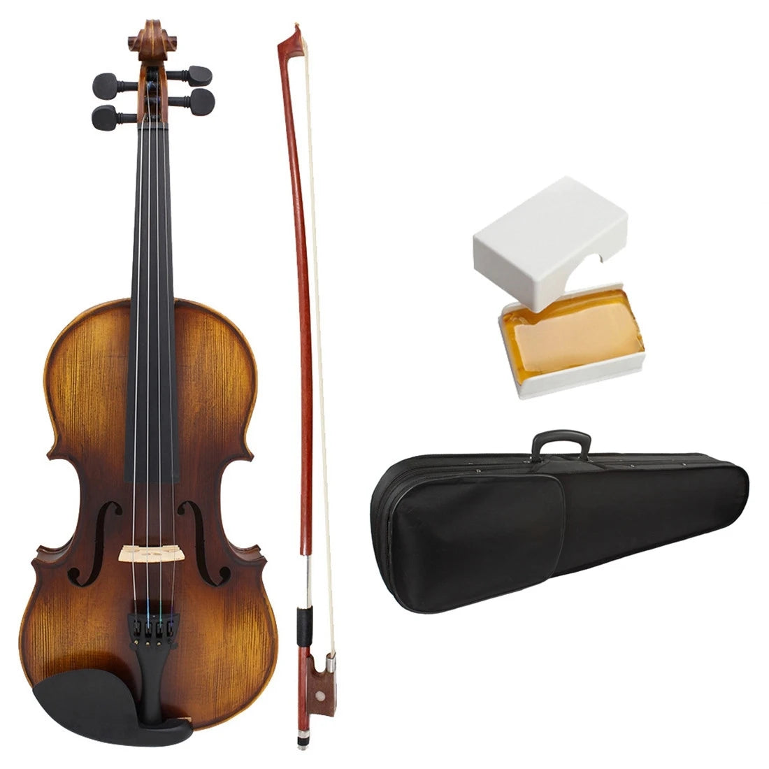 Astonvilla Handmade Size 4/4 Vintage Violin Exquisite Sub Gloss Varnish Stylish Retro Old-Fashioned Fiddle Spruce Panel
