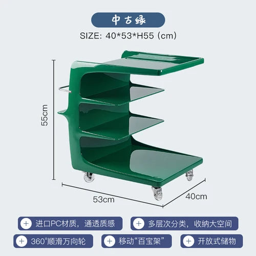 Unique Acrylic Side Table Nightstands Mobile Small Dining Coffee Table Hotel Center Mesa Auxiliar Salon Living Room Furniture