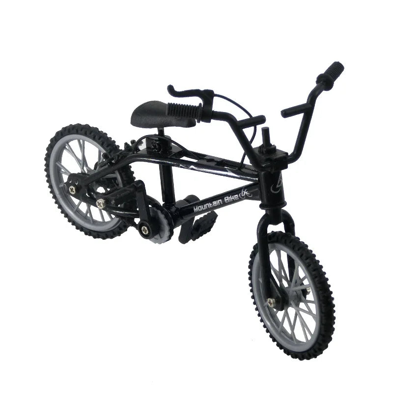 Mini Finger Bicycle Toys Alloy Miniature MTB Bike Model DIY Simulation Mountain Cycling Kid Gift Toy 1/12 Doll House Accessories