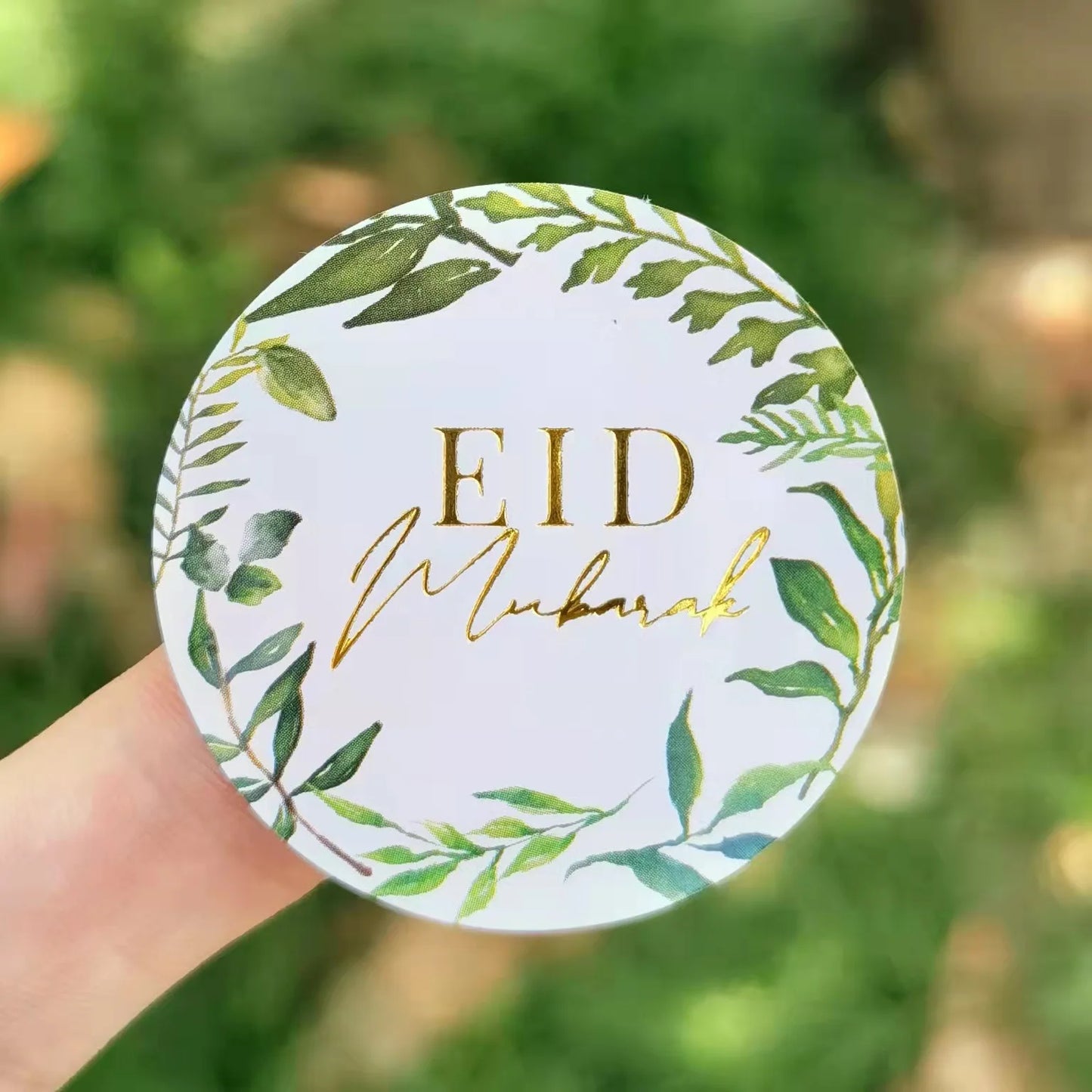 20Pcs Stickers Gold Silver Rose Gold Islamic Muslim Eid Mubarak Eid Gilding Sticker Ramadan Decoration 2023