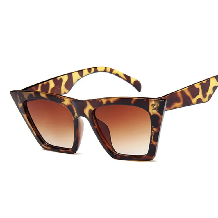 Fashion Square Sunglasses Woman Designer Luxury Man/Woman Cat Eye Sun Glasses Classic Vintage UV400 Outdoor Oculos De Sol