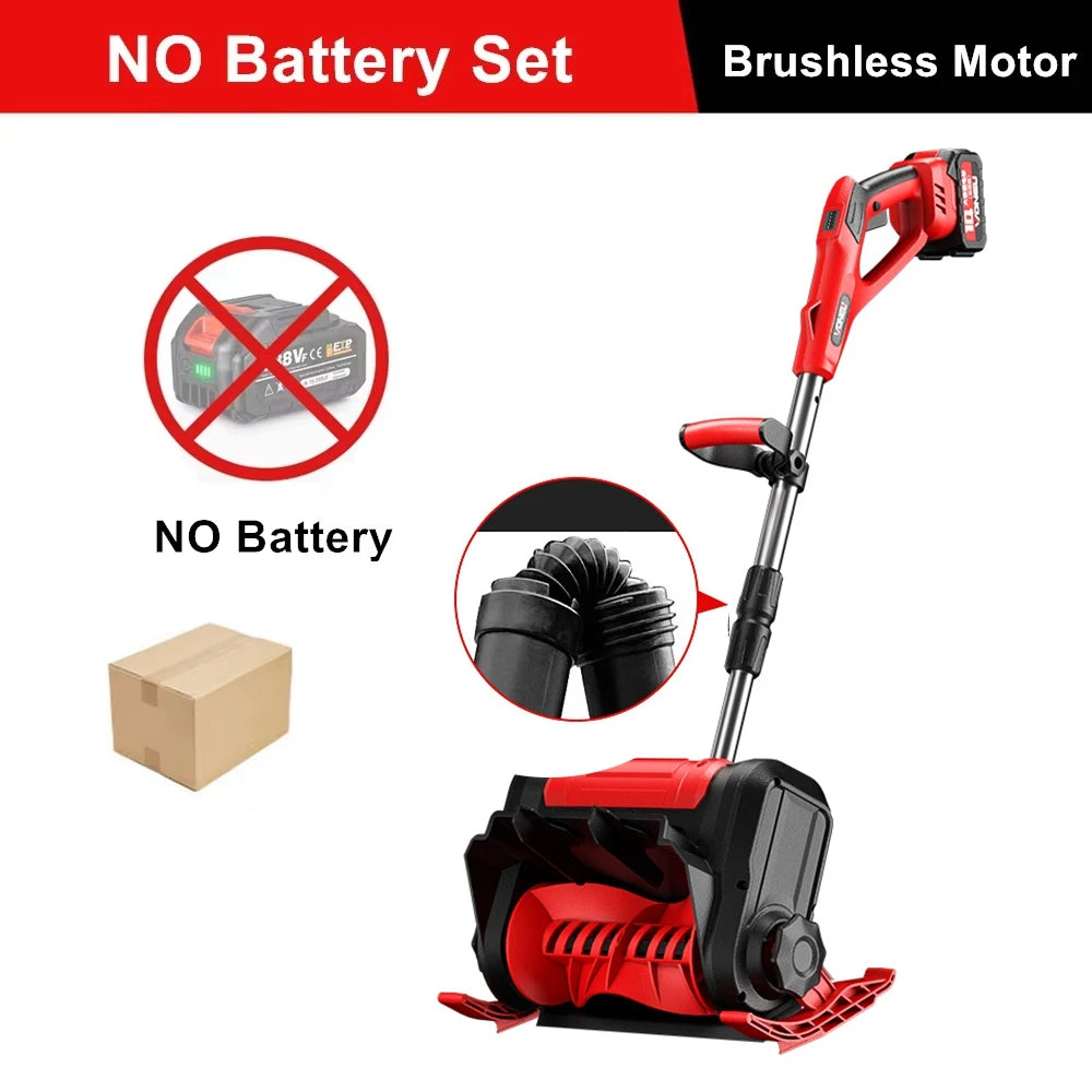 3500W Winter Brushless Electric Snowplow Lithium Electric Snow Sweeper Cordless Snow Shovel Courtyard Street for Makita Battery