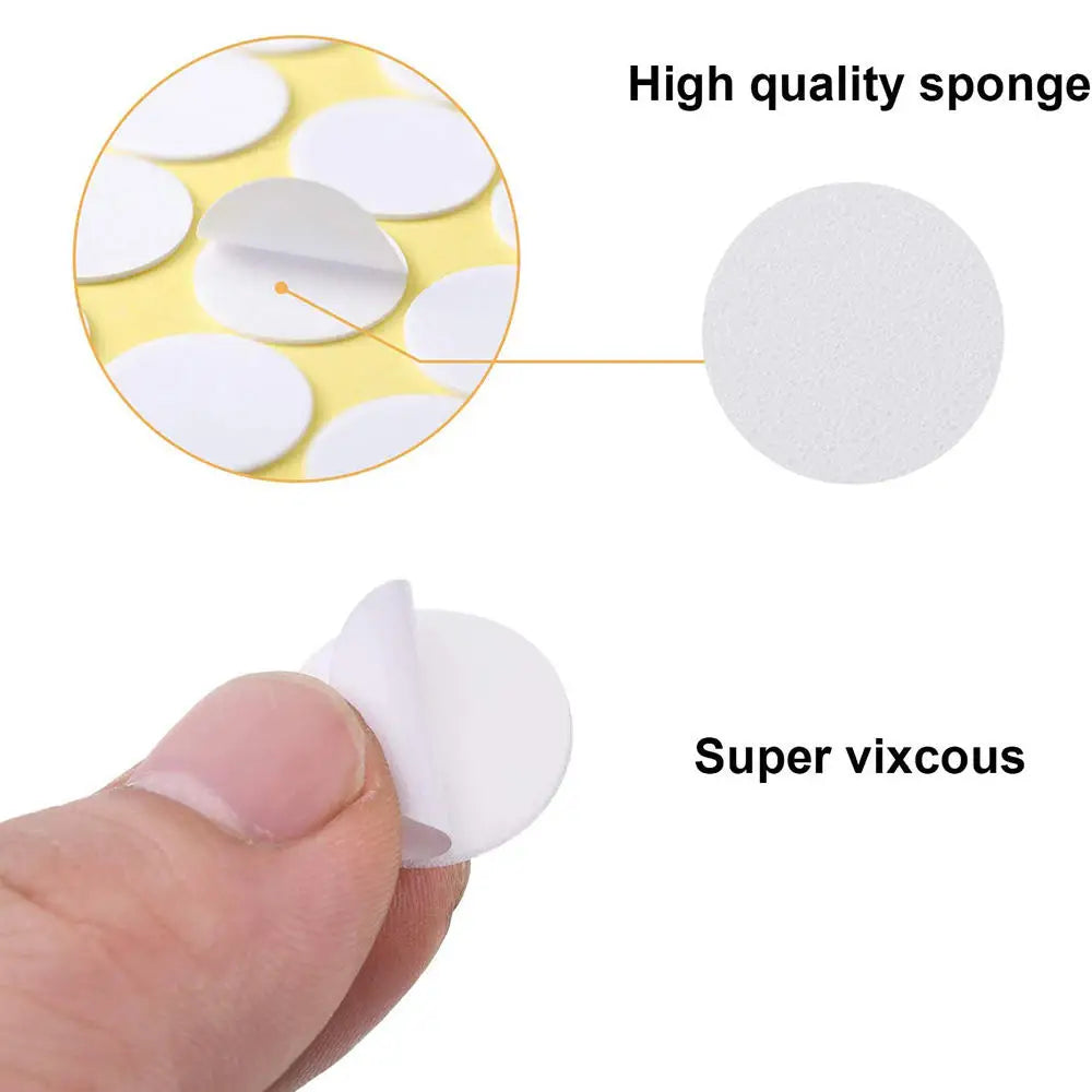 100Pcs/5 Sheets Candle Wick Stickers Wax Making Tools Heat Resistance Double-Sided Stickers for Gypsum Candle Making Supplies