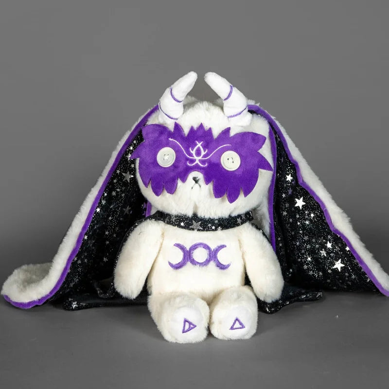 30cm Dreadfuls Non Binary Rabbit Plush Toy Pillow Horror Goth Bunny Stuffed Soft Animal Doll Home Decor Peluches Pillow Kid Gift