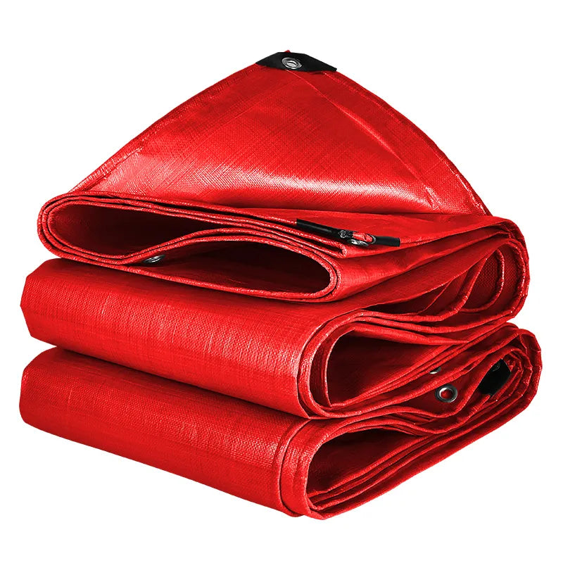 Thick 0.32mm China Red Rainproof Cloth Waterproof Tarpaulin Garden Canvas Outdoor Awning Sunshade Cloth Succulent Plants Cover