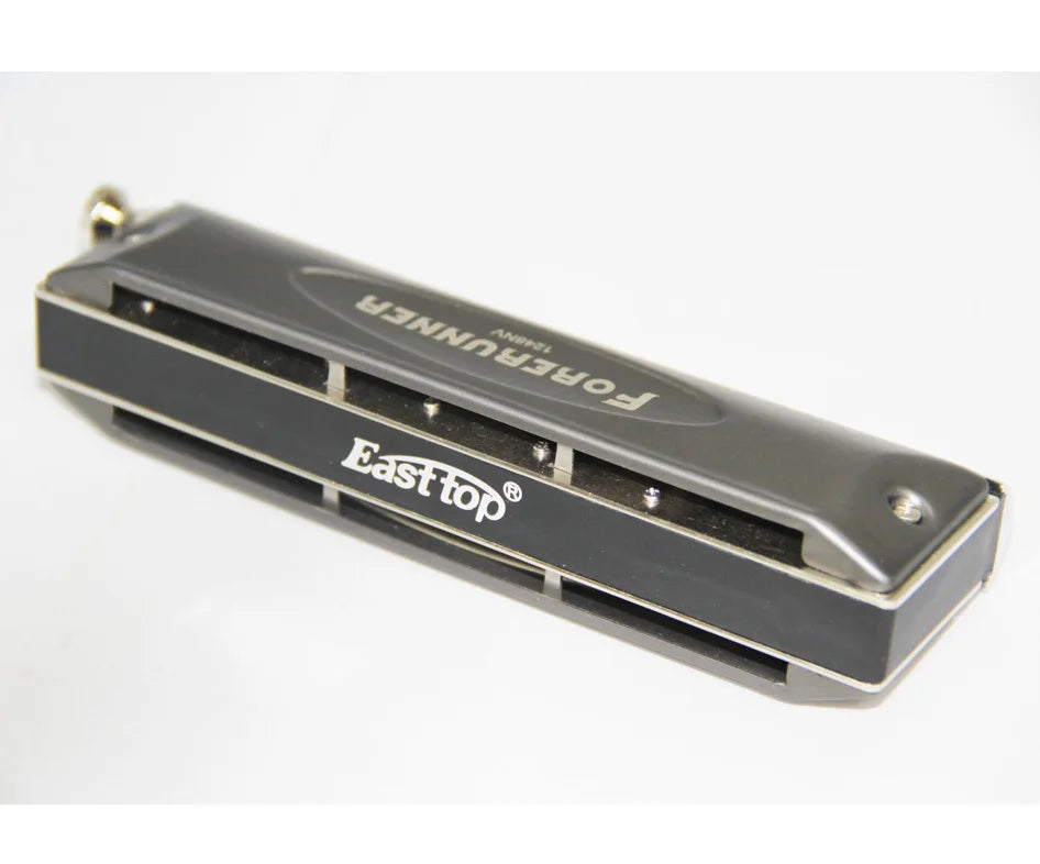 East Top Forerunner Chromatic Harmonica 12 Hole 48 Tone Mouth Organ New Style Harmonica for Player,Beginner,Gift T1248NV