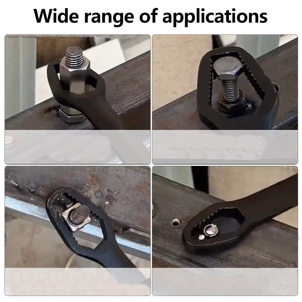 8-22mm Universal Torx Wrench Self-Tightening Adjustable Glasses Wrench Board Double-Head Torx Spanner Hand Tools for Factory