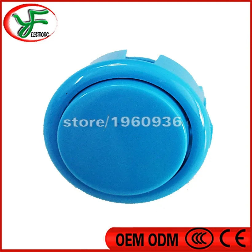 100pcs/Lot Cassette Button 30mm Button Arcade Push Button 10 Colors Accessories for Arcade Game Consoles