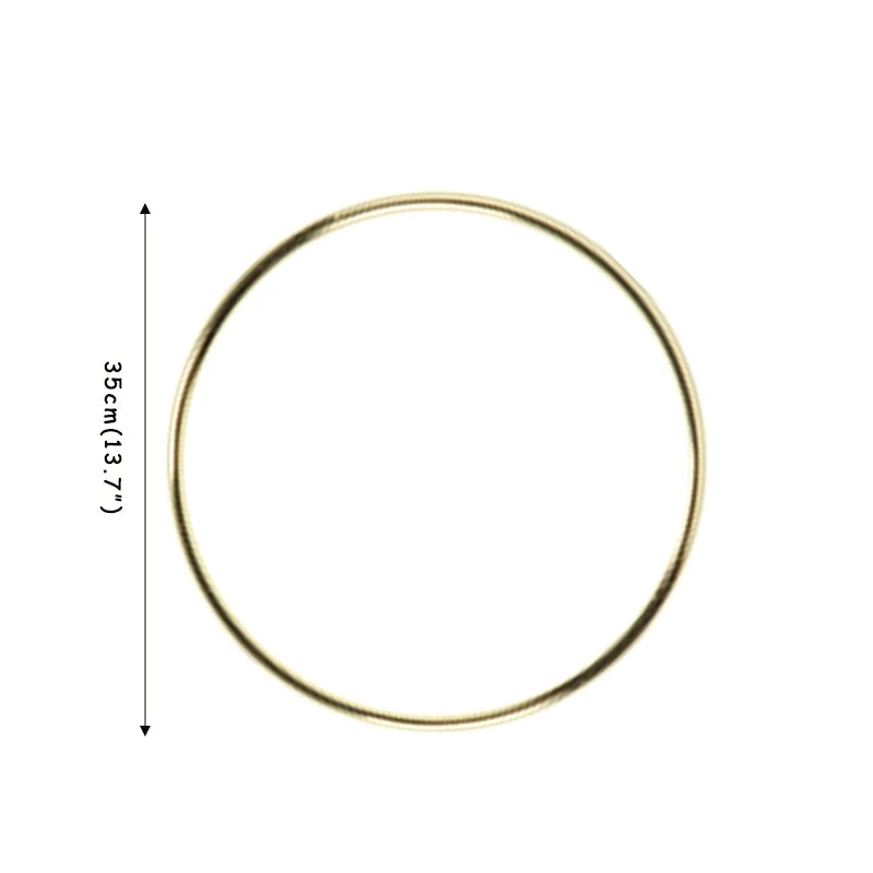 Ramadan Eid Mubarak Decorations for Home Iron Metal Wreath Hoop Islamic Muslim Festival Party Door Decor Ramadan Kareem Deco