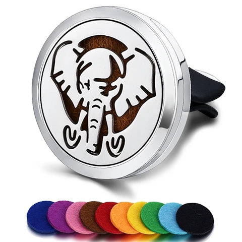 Car Air Freshener Car Perfume Diffuser Clip Car Air Auto Vent Freshener Essential Oil Perfume Locket (No Fragrance) C002