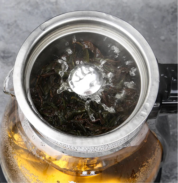 220V 1L Electric Kettle Automatic Tea Cooking Pot Glass Steaming Health Preserving Pot Multi Cooker Household Kettle